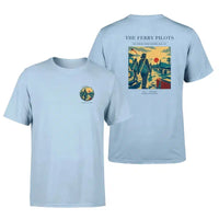 Thumbnail for VINTAGE G4503 - The Ferry Pilots - Double-Side T-Shirt design on lightblue double side t shirt