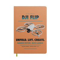 Thumbnail for DJI Flip design on orange notebook