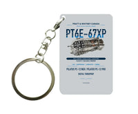 Thumbnail for PT6E-67XP Key Chain design on light gray key chain
