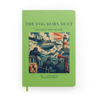 Thumbnail for VINTAGE G4437 - The Fog Horn Duet - Designed Notebooks design on lightgreen