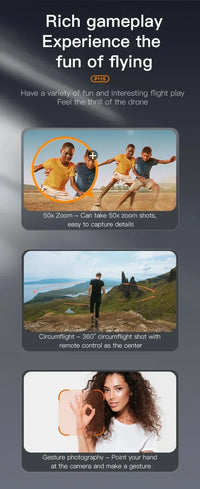 Thumbnail for P11S Drone: 8K HD Dual-Camera, 4-Way Obstacle Avoidance, Optical Flow & ESC - view 13