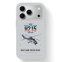 Thumbnail for Airbus H215 design on light gray magsafe iphone case, for iPhone 17 Pro
