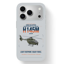 Thumbnail for Airbus Helicopters H145M LUH SOF design on light gray magsafe iphone case, for iPhone 17 Pro