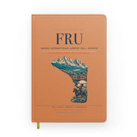 Thumbnail for Manas International Airport (FRU) design on orange notebook
