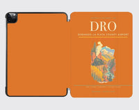 Thumbnail for Durango–La Plata County Airport (DRO) design on orange ipad tablet case