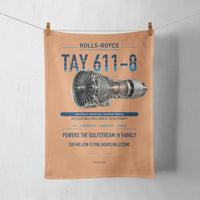 Thumbnail for TAY 611-8 design on orange towel