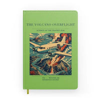 Thumbnail for VINTAGE G4206 - The Volcano Overflight - Designed Notebooks design on lightgreen