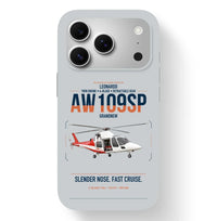 Thumbnail for Leonardo AW109SP GrandNew design on light gray magsafe iphone case, for iPhone 17 Pro