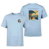 Thumbnail for VINTAGE G4300 - The Grand Terminal Echo - Double-Side T-Shirt design on lightblue double side t shirt