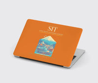 Thumbnail for Sitka Rocky Gutierrez Airport (SIT) design on orange MacBook case