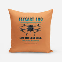 Thumbnail for DJI FlyCart 100 design on orange pillow