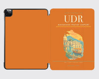 Thumbnail for Maharana Pratap Airport (UDR) design on orange ipad tablet case