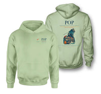 Thumbnail for Gregorio Luperón International Airport (POP) design on light green double-side hoodie