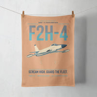 Thumbnail for F2H-4 Banshee design on orange towel