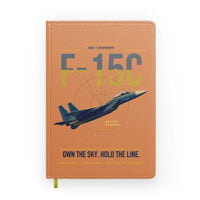 Thumbnail for F-15C Eagle design on orange notebook