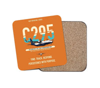 Thumbnail for Airbus C295 Armed ISR design on orange 1 piece coaster