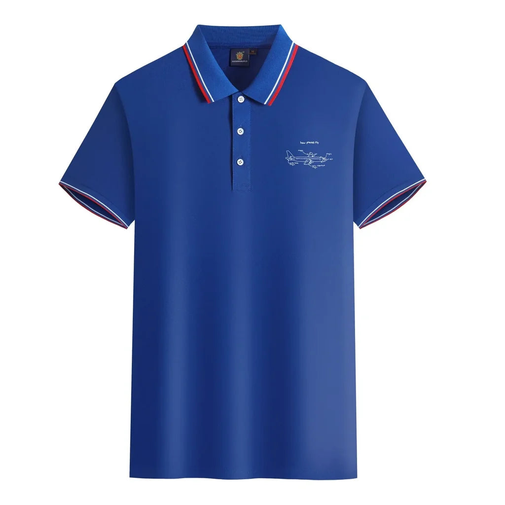 Customisable How Planes Fly Polo Shirt - view 10