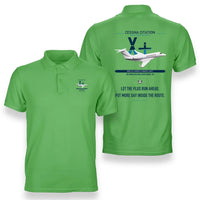 Thumbnail for Cessna Citation X+ design on light green double-side polo t-shirt, double-side print