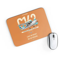 Thumbnail for Cessna 162 Skycatcher design on orange rectangle mouse pad