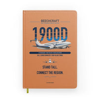 Thumbnail for Beechcraft 1900D design on orange notebook