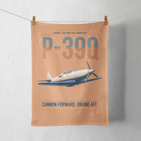 Thumbnail for P-39Q Airacobra design on orange towel