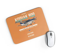 Thumbnail for Daher Kodiak 900 design on orange rectangle mouse pad