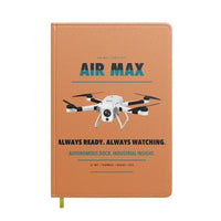 Thumbnail for Percepto Air Max design on orange notebook