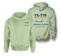 Thumbnail for EA-37B Compass Call design on light green double-side hoodie, double-side print
