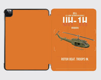 Thumbnail for Bell UH-1H Iroquois design on orange ipad tablet case