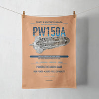 Thumbnail for PW150A design on orange towel