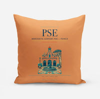 Thumbnail for Mercedita Airport (PSE) design on orange pillow