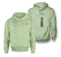 Thumbnail for Bauerfield International Airport (VLI) design on light green double-side hoodie