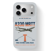 Thumbnail for Airbus A330 MRTT design on light gray magsafe iphone case, for iPhone 17 Pro