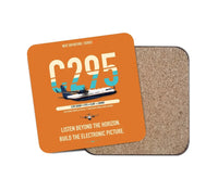 Thumbnail for Airbus C295 SIGINT design on orange 1 piece coaster