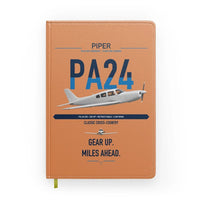 Thumbnail for Piper PA-24-250 Comanche 250 design on orange notebook