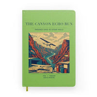 Thumbnail for VINTAGE G4338 - The Canyon Echo Run - Designed Notebooks design on lightgreen