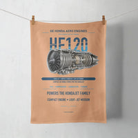Thumbnail for HF120 design on orange towel