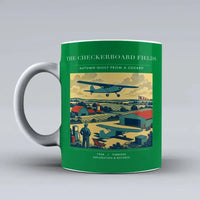 Thumbnail for VINTAGE G4201 - The Checkerboard Fields - Ceramic Mug design on green