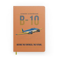 Thumbnail for Martin B-10 design on orange notebook