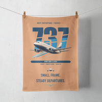 Thumbnail for Boeing 737-500 Classic design on orange towel