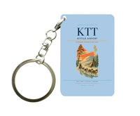 Thumbnail for Kittilä Airport (KTT) design on light blue key chain