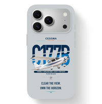 Thumbnail for Cessna 177B Cardinal design on light gray magsafe iphone case, for iPhone 17 Pro