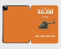 Thumbnail for MD AH-6M Little Bird design on orange ipad tablet case