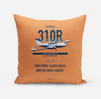 Thumbnail for Cessna 310R design on orange pillow
