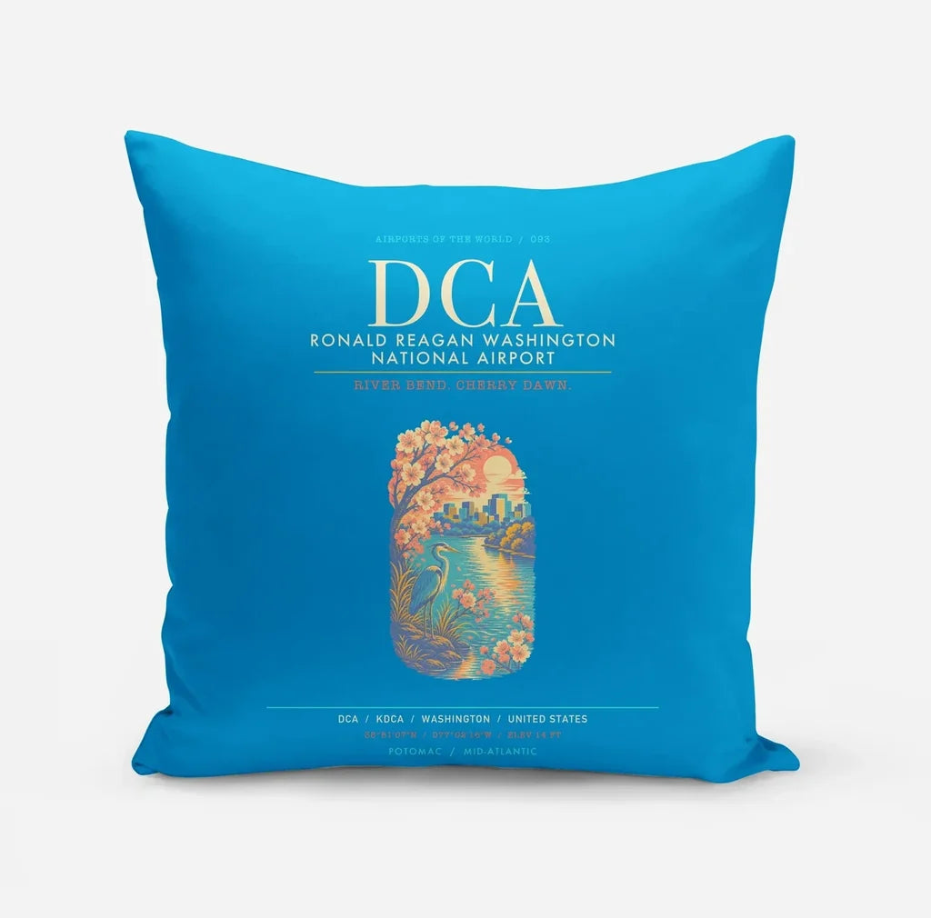 Ronald Reagan Washington National Airport DCA - Turquoise