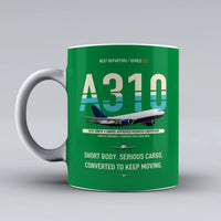 Thumbnail for A310-200P2F Mug design on green airbus