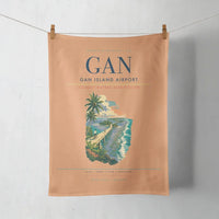 Thumbnail for Gan Island Airport (GAN) design on orange towel