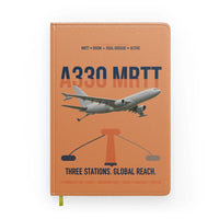 Thumbnail for Airbus A330 MRTT design on orange notebook