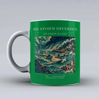 Thumbnail for VINTAGE G4074 - The Storm Diversion - Ceramic Mug design on green