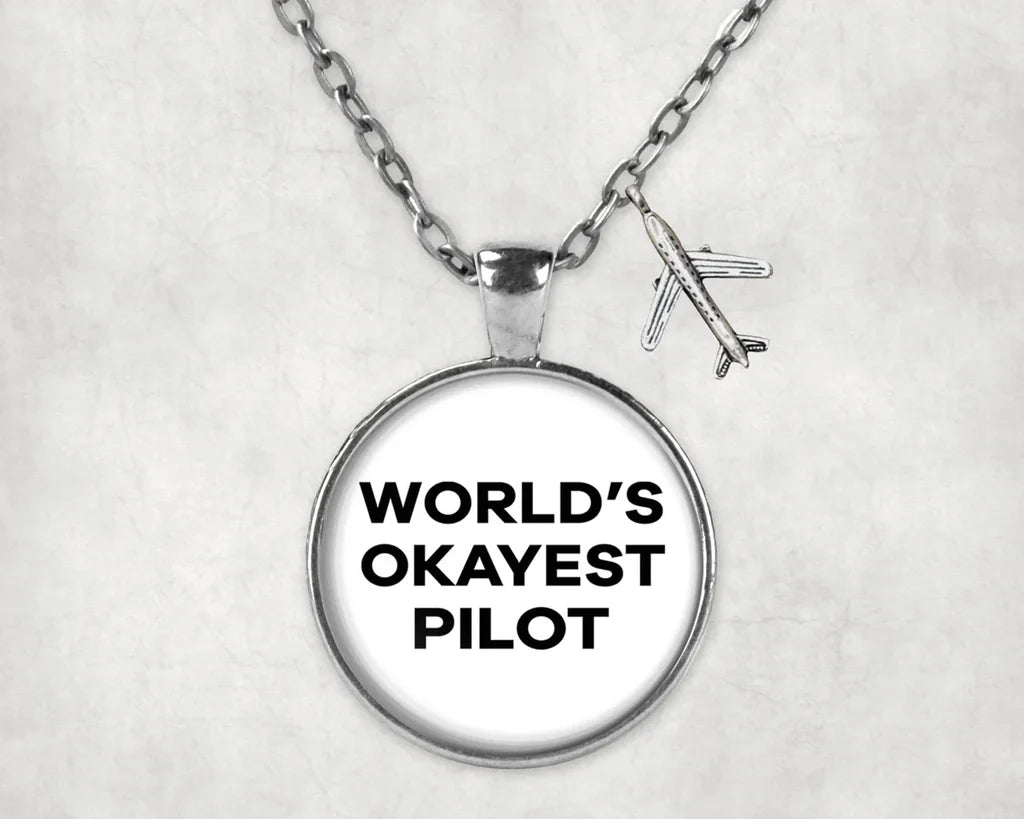 World's Okayest Pilot Necklace - view 10